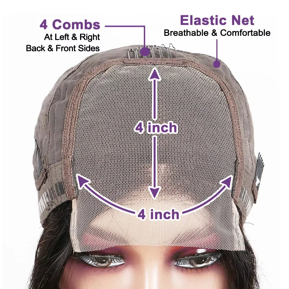 Perruque vietnamienne en cheveux 100% naturels  bouclée brune  pré-épilée